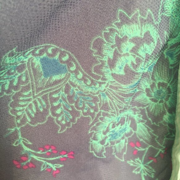 Free People Mixed Media Blouse NWT - Picture 13 of 16